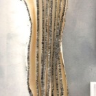 Cellulose-sculptée-et-encre-de-Chine-75X15-cm