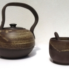 théière en Grés noir