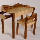 Bureau-plat-érable-et-noyer-1