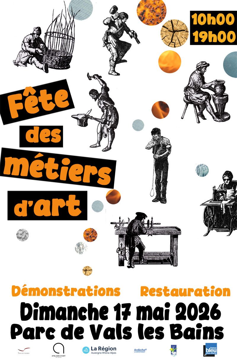 5ème Fête des Metiers d’Art 2026- Parc de Vals les Bains