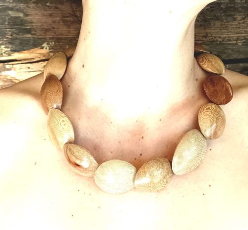 Fanny VALLA Atelier Arborescence Collier Empreintes Platane